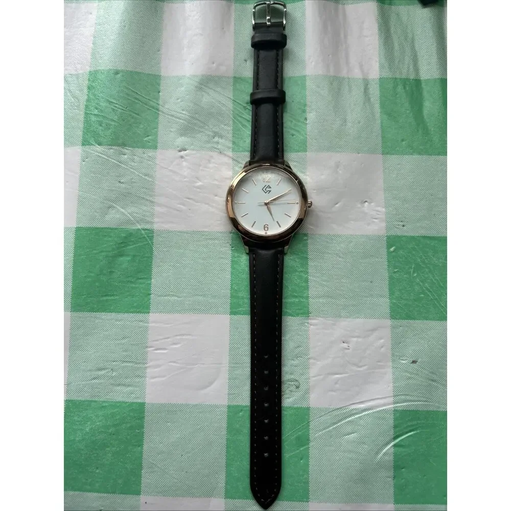 CG Rose Gold Tone Brown Band Quartz Watch